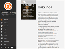 Tablet Screenshot of gokmenkaradag.com